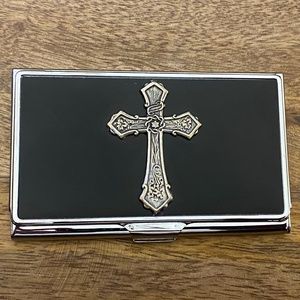 Vintage Cross Business Card Case